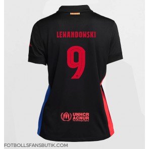 Barcelona Robert Lewandowski #9 Replika Bortatröja Damer 2024-25 Kortärmad